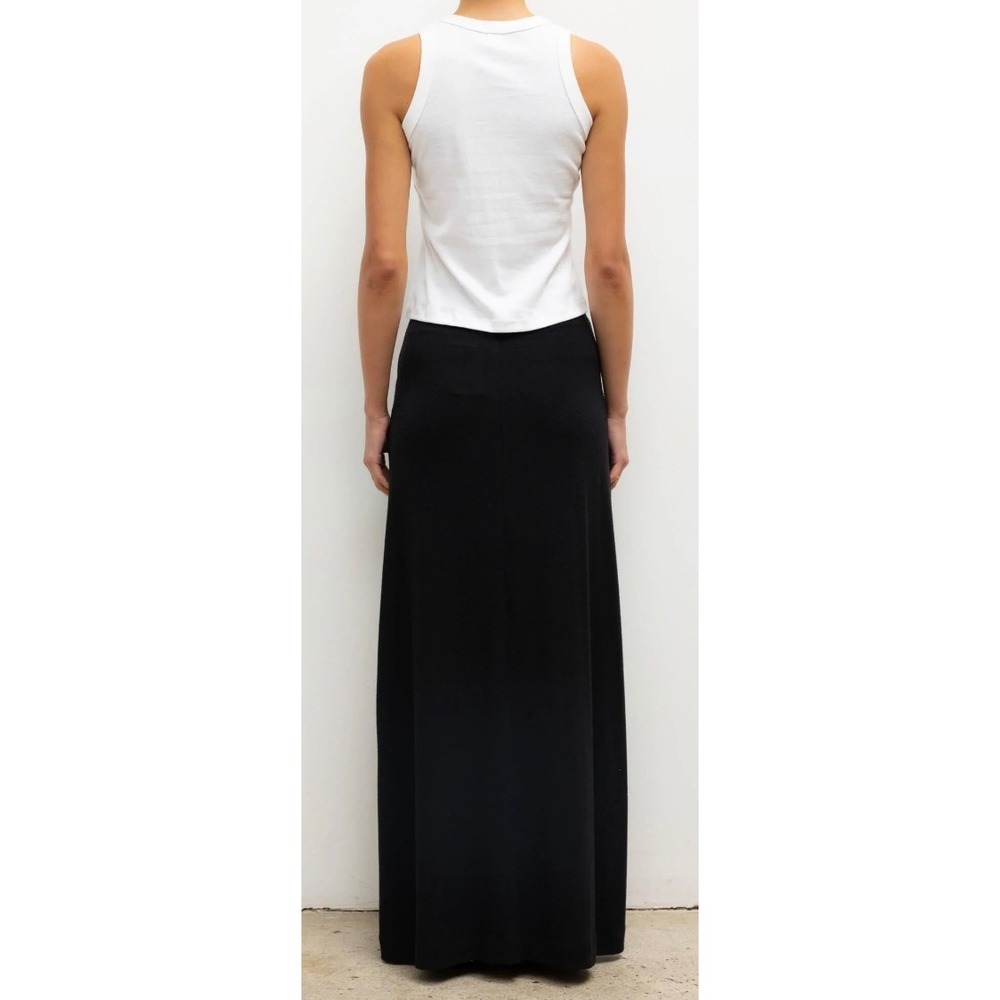 LESET Lauren High Waist Maxi Skirt Black NWT Size XS - Picture 8 of 9